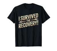 Survived Wife's Hip Replacement Husband Hero Recovery Maglietta