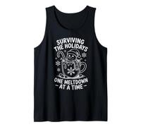 Surviving Holidays, Divertente Natale, Snowman Coffee Canotta