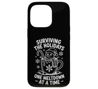 Surviving Holidays, Divertente Natale, Snowman Coffee Custodia per iPhone 13 Pro