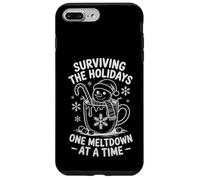 Surviving Holidays, Divertente Natale, Snowman Coffee Custodia per iPhone 7 Plus/8 Plus