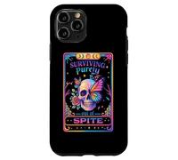 Surviving Out Of Spite Skull Design Custodia per iPhone 11 Pro