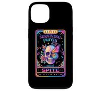 Surviving Out Of Spite Skull Design Custodia per iPhone 13