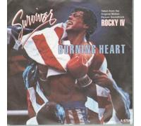 SURVIVOR (AOR GROUP) - BURNING HEART 7 INCH (7" 45) UK SCOTTI BROTHERS 1985
