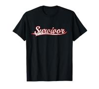 Survivor Awareness Strength Warrior Vintage Varsity Maglietta
