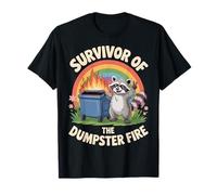 Survivor Of The Dumpster Fire Maglietta