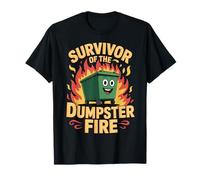 Survivor Of The Dumpster Fire Maglietta