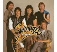 Survivor The Best Of Survivor Black & Blue Swirl Poster (Vinyl LP)