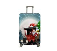 Surwin 3D Elastica Proteggi Valigia Suitcase Luggage Cover Lavabile Buon Natale Coperchio di Protezione Antipolvere Copertura Viaggio Proteggi Bagagli Coprire (Stile 9,L (26-28 pollici))
