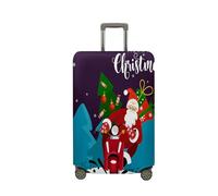 Surwin 3D Elastica Proteggi Valigia Suitcase Luggage Cover Lavabile Buon Natale Coperchio di Protezione Antipolvere Copertura Viaggio Proteggi Bagagli Coprire (modello 3,XL (30-32 pollici))
