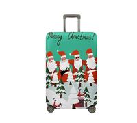 Surwin 3D Elastica Proteggi Valigia Suitcase Luggage Cover Lavabile Buon Natale Coperchio di Protezione Antipolvere Copertura Viaggio Proteggi Bagagli Coprire (modello 9,M (22-24 pollici))