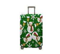 Surwin 3D Elastica Proteggi Valigia Suitcase Luggage Cover Lavabile Buon Natale Coperchio di Protezione Antipolvere Copertura Viaggio Proteggi Bagagli Coprire (modello 4,L (26-28 pollici))