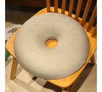 Surwin Cuscino Antidecubito Ciambella per Sedersi, Cuscino Ergonomico Sedia Ufficio Cuscino Memory Foam Sedia per Emorroidi, Anziani, Gravidanza, maternità (One Size,Grigio Chiaro)