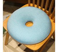 Surwin Cuscino Antidecubito Ciambella per Sedersi, Cuscino Ergonomico Sedia Ufficio Cuscino Memory Foam Sedia per Emorroidi, Anziani, Gravidanza, maternità (One Size,Blu)