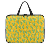 Surwin Custodia Laptop con Manico, Motivo Cactus 3D Custodia Notebook Impermeabile Custodia Sleeve Moda con Cerniera Custodie de Laptop Laptop Sleeve Antiurto (13 pollici,Papillon)