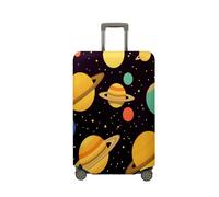 Surwin Elastica Proteggi Valigia Suitcase (Pianeta marrone,M (22-24 pollici))