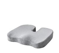 Surwin Memory Foam Cuscino, Antidecubito Ciambella per Sedersi Cuscino Ergonomico Comfort Sedia Ufficio Cuscino per Studenti, Pendolari, Gravidanza, Anziani (45x35x7cm,Grigio)