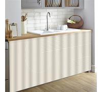 Surwin Tenda da Cucina Corta Elegante Tenda da Cucina Porta Finestra Velcro Tende dell'Armadio Antipolvere Oscuranti per Armadio da Cucina,Armadio,Bagno, Mensole (Cerchio,W60xH90cm)