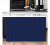 Surwin Tenda da Cucina Corta Tenda da Cucina Porta Finestra Tende dell'Armadio Antipolvere Oscuranti per Armadio da Cucina/Bagno/Armadio,Tenda per mensole (W60xH90cm,Blu Reale)