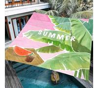 Surwin Vela Ombreggiante Impermeabile Rettangolare, Protezione Raggi UV 95% Tenda da Sole per Esterno, Modelli Estivi per Giardino Terrazza Balcone Piscina (Cocomero,200x240cm)