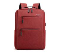 Surwin Zaino Porta PC 15.6 Pollici Impermeabile Business (Rosso)