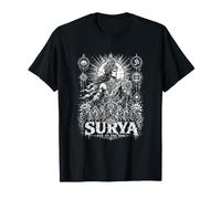 Surya Occhio del Sole Vedico Indù Sole Dio Maglietta