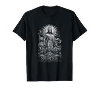 Surya Sun Dio Hindu Vedic Solar Deity Chariot Power Maglietta
