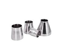 SUS304 Stainless Steel Butt Welding Concentric Reducer Pipe Fitting - 51/57/63/76/89/102/108mm OD - 1PC(89mm To 51mm OD)