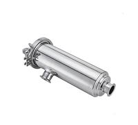 SUS316 Stainless Steel Elbow Fit 19/25/32/38/51/63 mm Tubo x 1.5" 2" 2.5" Tri morsetto In-line Filter Strainer Homebrew Beer Brewing Pipe Fitting(200 Mesh, 32 mm K50.5mm SUS316)