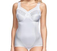 Susa Damen Korselett mit Shape-Effekt Body, Bianco (Weiß 003), 7D Donna