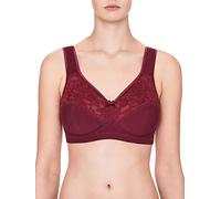 Susa Reggiseno da Donna Senza Ferretto, Basic da Donna con Coppe Cucite e Fascia sotto Il Seno Anatomica, Tenuta ottimale, Rosso Rubino/Crepuscolo, 5D