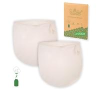 Susable Sacchetti per latte di noci biologici, lavabili in 100% cotone biologico (2 pezzi) per latte di noci e latte vegetale, panno multiuso per formaggi fatti in casa, succo di frutta e succo di