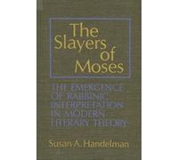 Susan A. Handelman The Slayers of Moses (Tascabile)