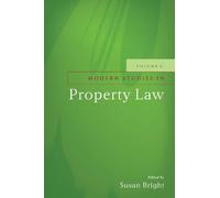 Susan Bright Modern Studies in Property Law - Volume 6 (Copertina rigida)