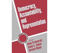 Susan C. Stokes Democracy, Accountability, and Representation (Tascabile)