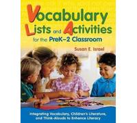 Susan E. Israel Vocabulary Lists and Activities for the PreK-2 Class (Tascabile)