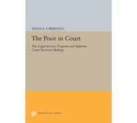 Susan E. Lawrence The Poor in Court (Tascabile) Princeton Legacy Library