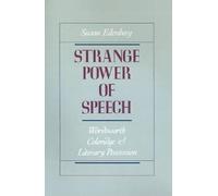 Susan Eilenberg Strange Power of Speech (Copertina rigida)