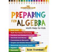 Susan Everingham The Homework Club's - Preparing for Algebra (Tascabile)