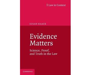 Susan Haack Evidence Matters (Tascabile) Law in Context