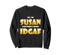 Susan Joke IDGAF Meme Cute Halloween Costume for Susans Felpa