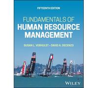 Susan L. Verhulst Fundamentals of Human Resource Management, with e (Tascabile)