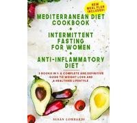 Susan Lombardi Mediterranean Diet Cookbook + Intermittent Fasting Fo (Tascabile)