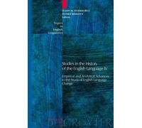 Susan M. Fitzma Studies in the History of the English Langua (Copertina rigida)
