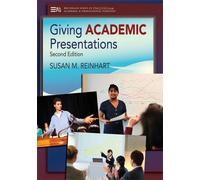 Susan M. Reinhart Giving Academic Presentations, Second Edition (Tascabile)