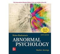 Susan Nolen-Hoeksema Abnormal Psychology ISE (Tascabile)