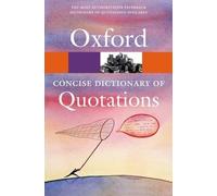 Susan Ratcliffe Concise Oxford Dictionary of Quotations (Tascabile)