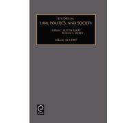 Susan S. Silbey Studies in Law, Politics and Society (Copertina rigida)