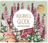 Susanna Hatkemp Aquarell-Glück Gartenzauber: Mit Farben und Pinsel (Schiebebuch)