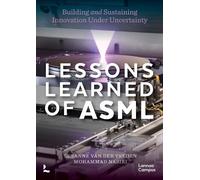 Susanne van der Velden Mohammad Nisiri Lessons Learned of ASML (Tascabile)