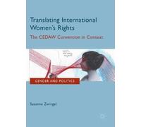 Susanne Zwingel Translating International Women's Rights (Tascabile)